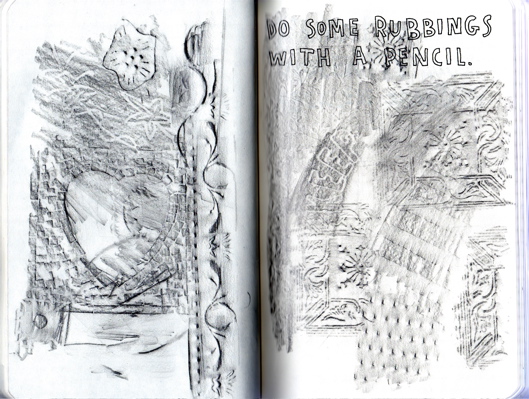 wreck5011new Rubbings page - I remember an elementary school assignment where we had to find items around the house to rub. I really enjoyed that ! And I enjoyed the hunt and seeing which rubbings show up the best this time too.